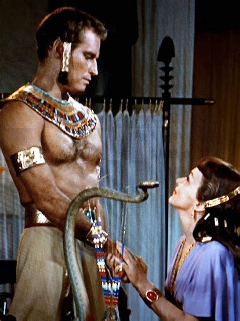 THE TEN COMMANDMENTS ~ Anne Baxter & Charlton Heston | The 10 ...