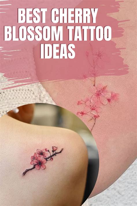 Cherry Blossom Tattoo Vorlage, Kirschbluten Tattoo Fuss Tattooidee Com, Because of its abundant ...