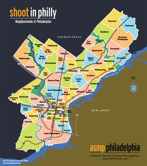 Philadelphia Neighborhoods Map