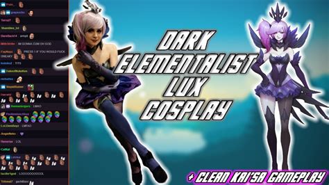 C9 Sneaky | Dark Elementalist Lux Cosplay - YouTube