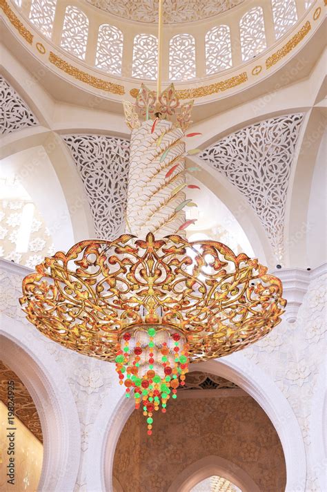 Interior of Sheikh Zayed Mosque in Abu Dhabi 11 Stock Photo | Adobe Stock