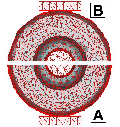 Comparison of ingot shape A) before and B) after first cycle of ...