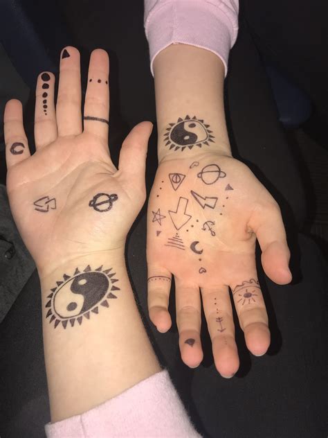 Hand Art Sharpie Doodles | Pen tattoo, Hand tattoos, Simple tattoos