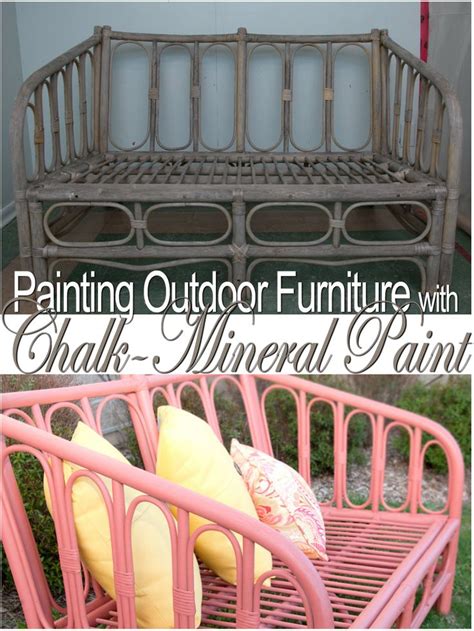 Painting Outdoor Furniture With Chalk/Mineral Paint....My Island Coral Adventure - Salvaged ...