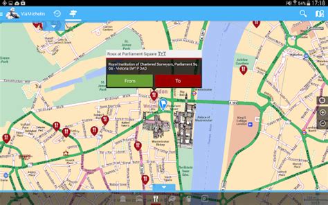 ViaMichelin Route planner,maps Android App - Free APK by Michelin