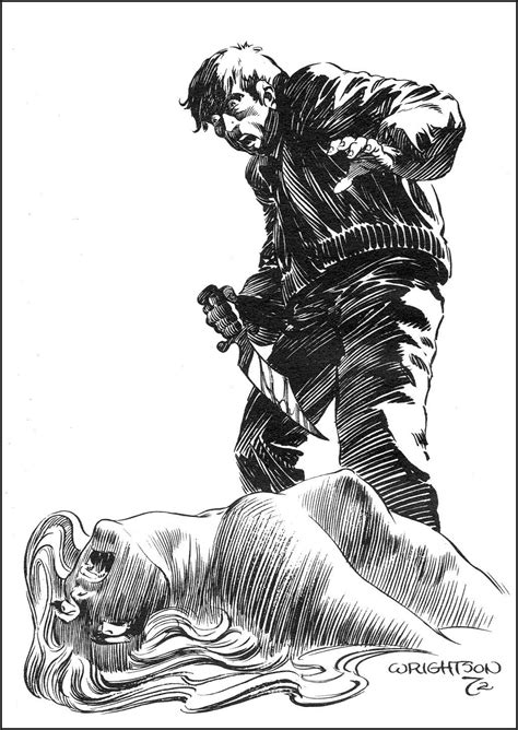 Berni Wrightson | Bernie wrightson, Horror art, Drawings