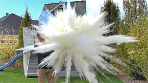 What's inside EXPLODING Fire Extinguisher Balls? - YouTube