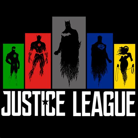 Justice League Silhouette at GetDrawings | Free download