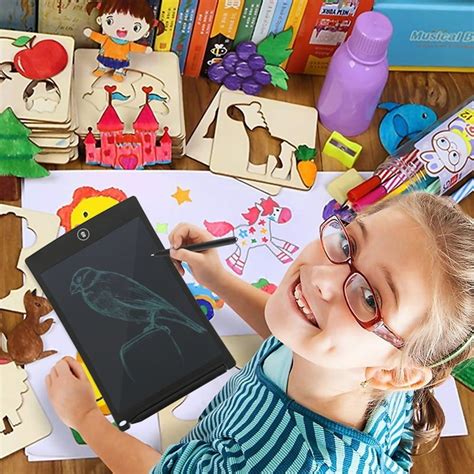 8.5" Electronic Digital LCD Writing Pad Tablet Drawing Graphics Board for Kids Childrens' Gift ...