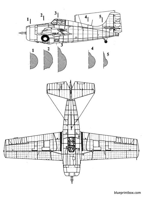 grumman f4f wildcat - BlueprintBox.com - Free Plans and Blueprints of ...