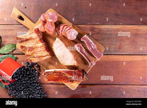 ingredients for feijoada Stock Photo - Alamy