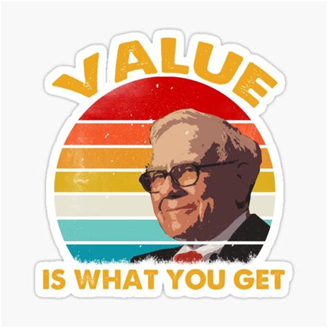 Warren Buffett Stickers | Redbubble