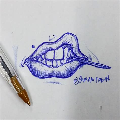 A tiny ballpoint pen drawing. | Black pen drawing, Ballpoint pen drawing, Ballpoint pen art