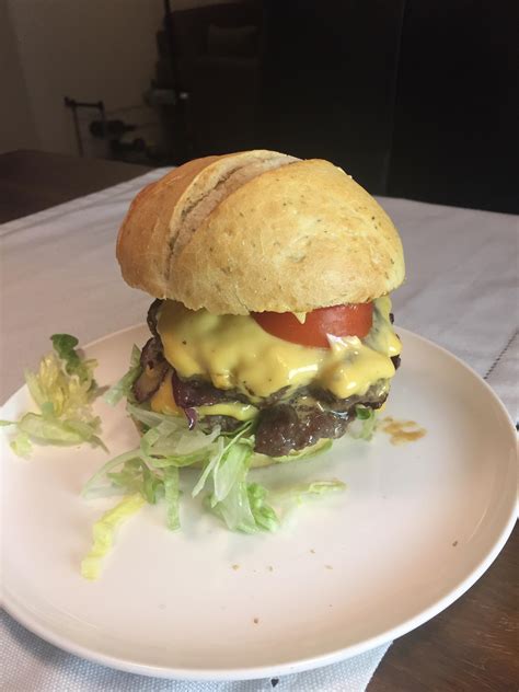 I made double burger dinner : r/burgers