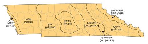 Map of the state of Tennessee showing the counties and physiographic... | Download Scientific ...