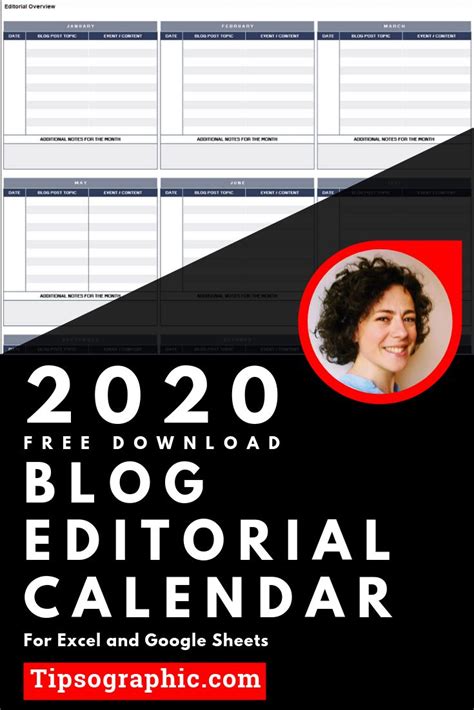 Blog Editorial Calendar Template for Excel, Free Download > FREE ...