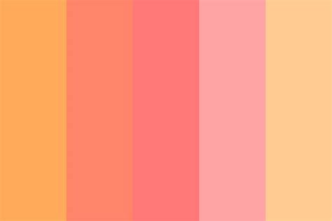 Just Peachy Color Palette Aesthetic Colors Peach Color Palettes ...