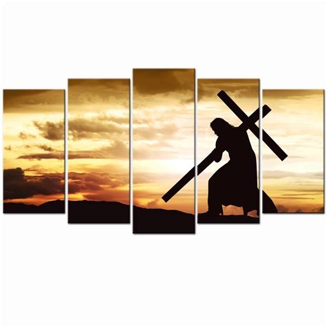 Cross Gallery Wrap Ready to Hang Modern Home Decor Dropshipping