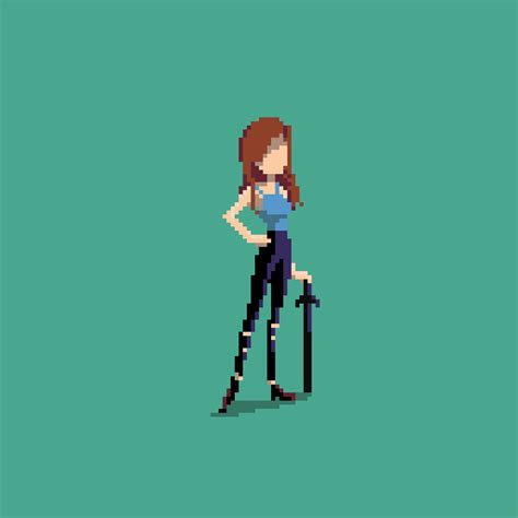 Female Character Design : r/PixelArt