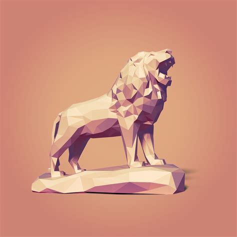Low Poly Bear Figurine - Ready for 3D Printing 3D Model $18 - .stl .obj .blend - Free3D