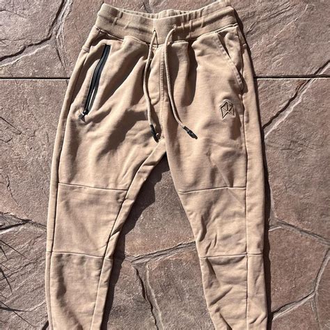 Raw Gear Joggers Tan Men’s Size M - Depop