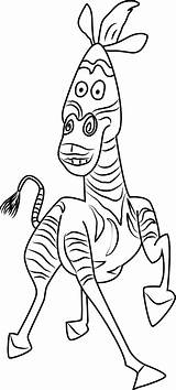 Marty From Madagascar Coloring Page  Free Printable Pages For sketch template