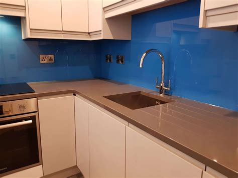 Case Study: Blue Splashback Installation #2 - Carlen Glass