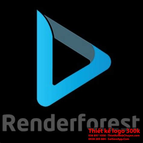 renderforest logo GIÁ RẺ 300K 500K ĐẸP CHUYÊN NGHIỆP