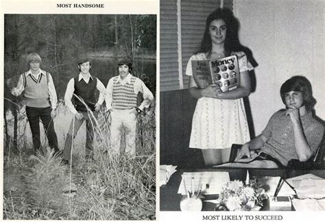 Yearbook "Class Favorites" from the 1970s - Flashbak