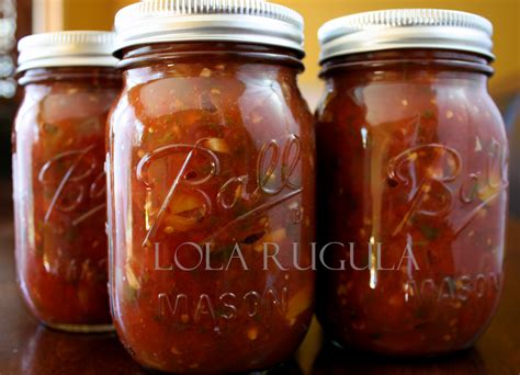 Chunky Tomato Salsa Canning Recipe – Lola Rugula