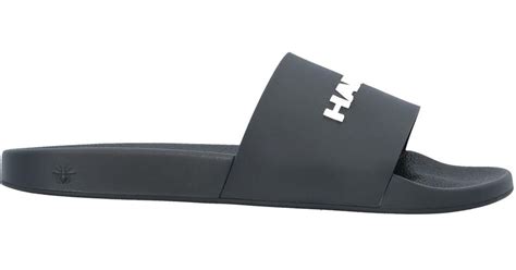 Dior Homme Rubber Sandals in Black for Men - Lyst