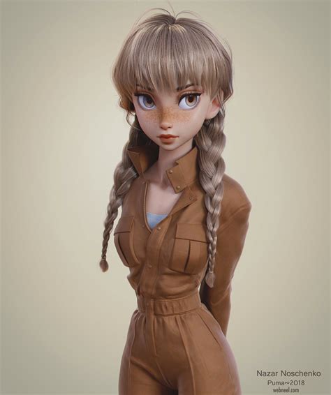20 Realistic 3D Blender Models and Character Designs by Ukraine Character Artist Nazar Noschenko