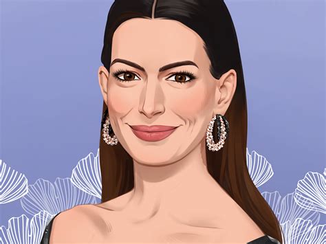 Anne Hathaway Fan Art by The Covatar Team on Dribbble