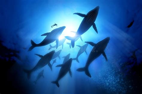 Humpback Whale Migration Stock Illustration - Image: 43809138