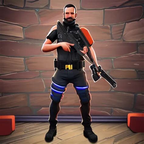 full body picture of Andrew tate fortnite skin | Stable Diffusion