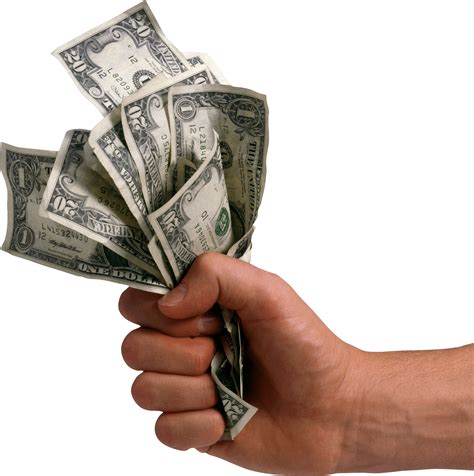 Money Dollars In Hand Png Image Transparent HQ PNG Download | FreePNGImg