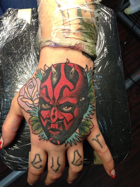 darth maul tattoo hand Tattoo Hand, I Tattoo, Darth Maul Tattoo, Tattoo Ideas, Star Wars, Ink ...