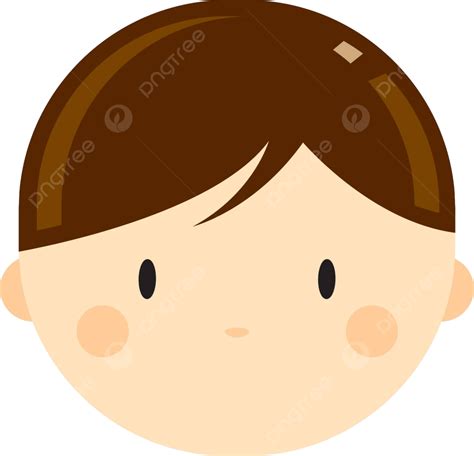 Cute Kids Face Boy Face Cute Vector, Boy, Face, Cute PNG and Vector with Transparent Background ...