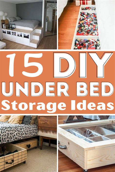 15 DIY Under Bed Storage Ideas - DIYsCraftsy