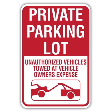 PRIVATE PARKING LOT - American Sign Company