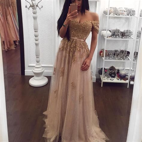 Champagne Color Prom Dresses Sexy Beading Prom Gown , with cap Sleeve Formal Dress,Cheap Evening ...