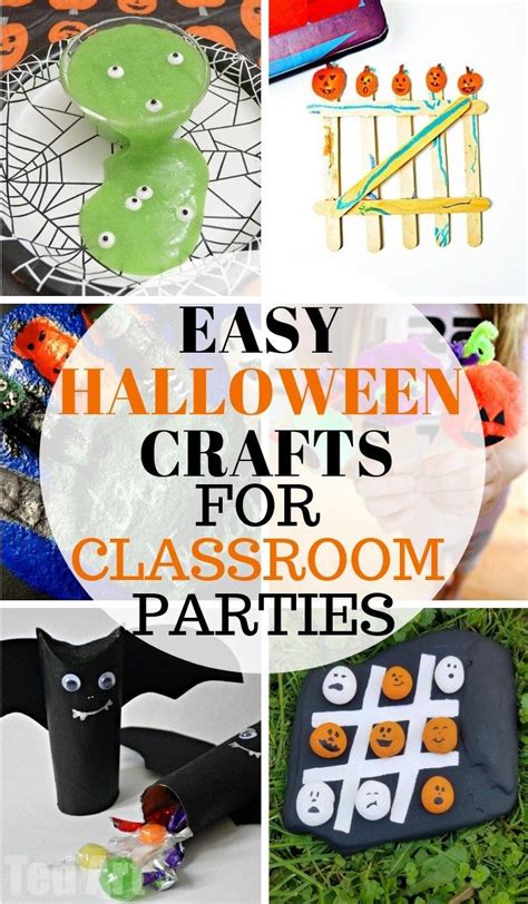 Easy Halloween Crafts for Class Parties | Easy halloween crafts ...