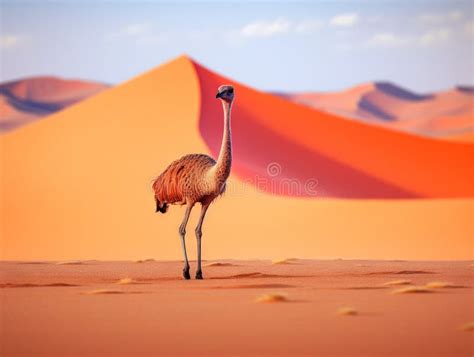Wild Ostrich Sossusvlei Namib Naukluft National Park Safari Namibia ...