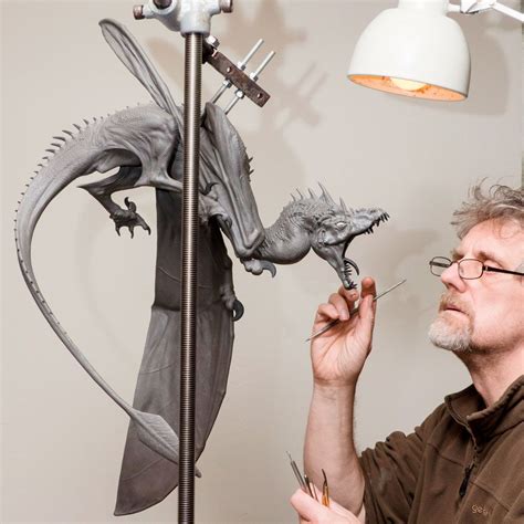 Nick Bibby Sculpture - A Lifelong Passion! | Dragon sculpture, Realistic dragon, Sculpture art