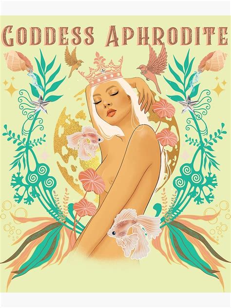 "Goddess Aphrodite Greek mythology" Poster for Sale by Sacredcodes520 | Redbubble