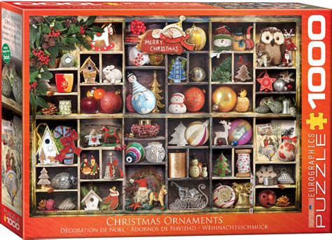 Christmas Ornaments- 1000 Piece Puzzle - Athena Posters