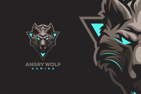 Angry Wolf Gaming Logo | Branding & Logo Templates ~ Creative Market