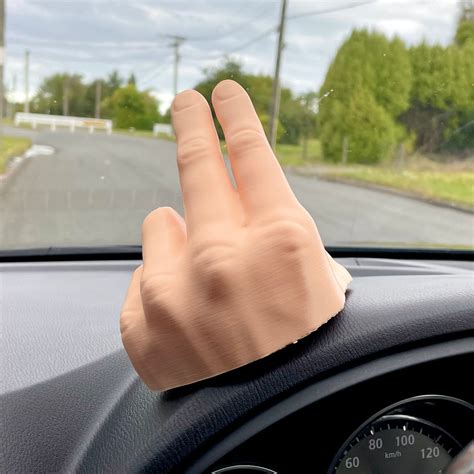 Jeep wave - waving hand dashboard | 3D-printed locally by independent makers.