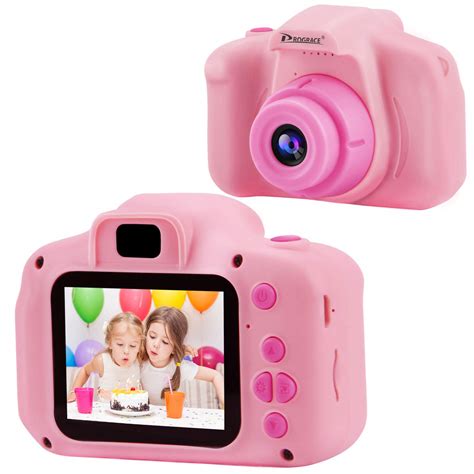 Prograce Kids Camera Children Digital Cameras for Girls Birthday Toy Gifts 4-12 Year Old Kid ...