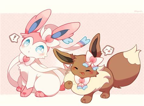 Eevee: I want to be Sylveon! by Hyrell on DeviantArt